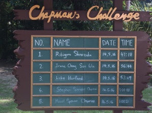 Endurance Challenge held every year in Chapman's honour
